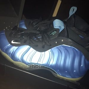 Air Foamposite One, Blue and Black